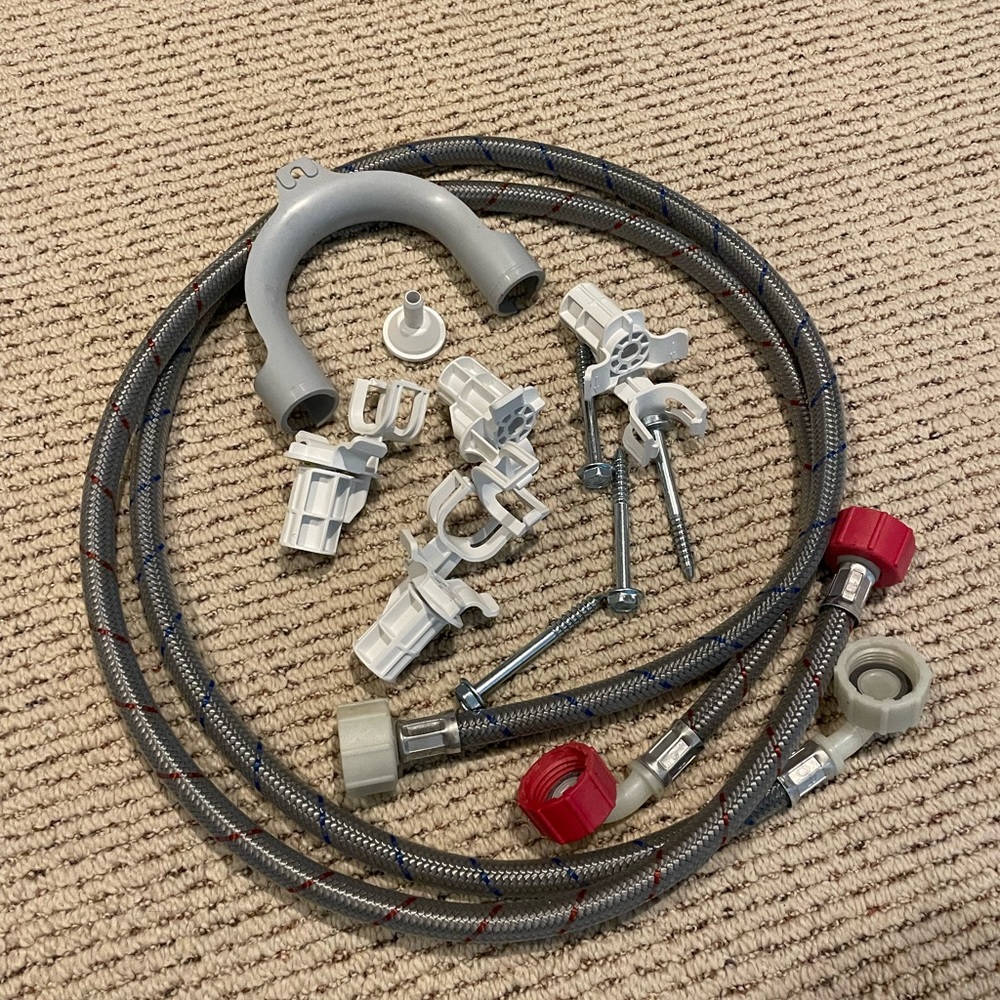 Bosch Stainless Steel Washer Hoses/2 pack for washing machine